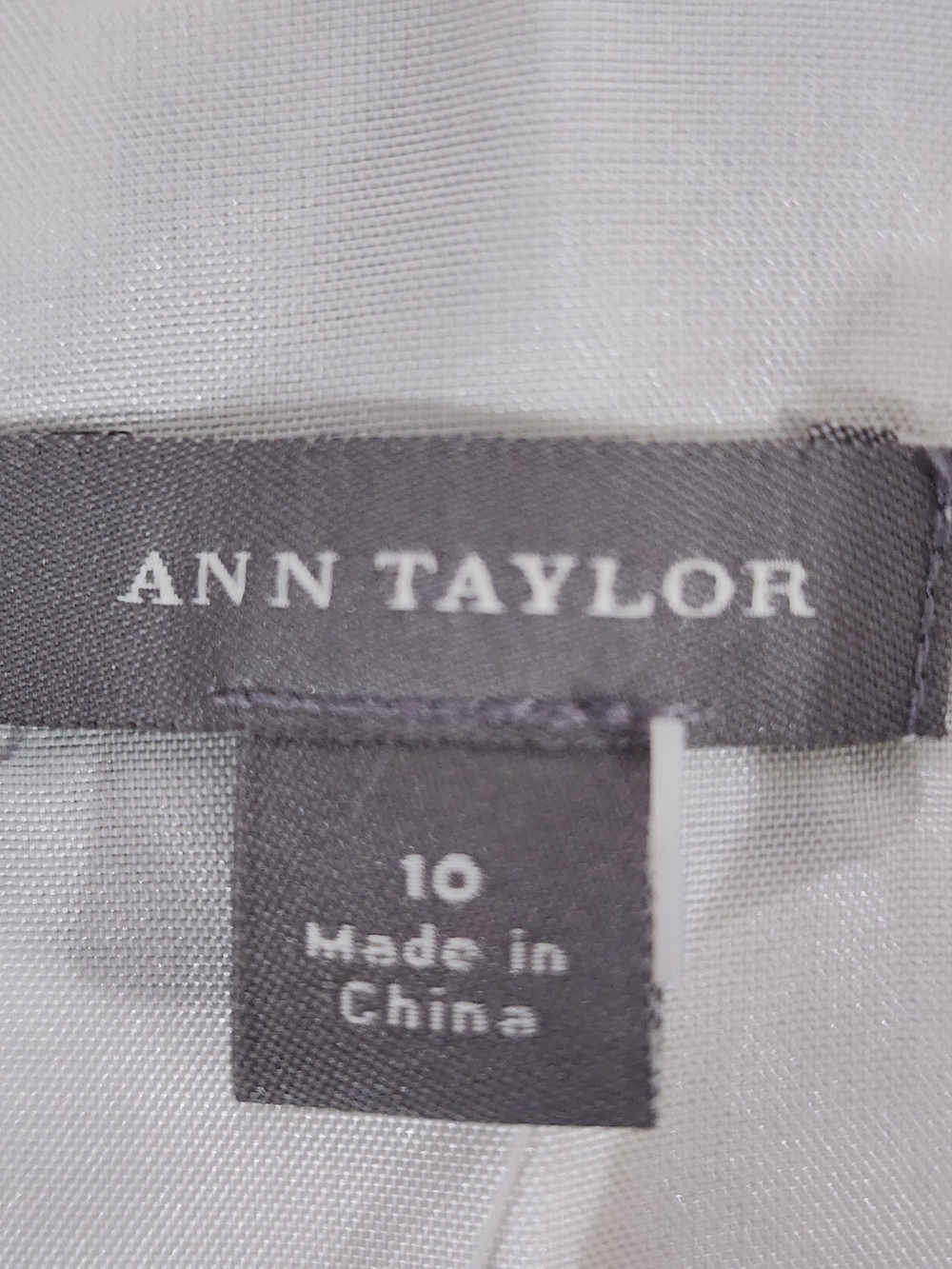 Ann Taylor White Dress with Black Floral Print - Picture 4 of 13
